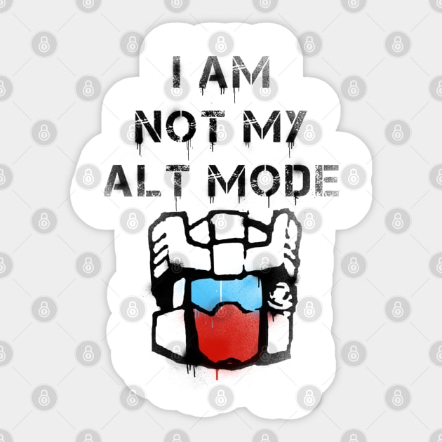 TF - Anti-Functionist Sticker by DEADBUNNEH